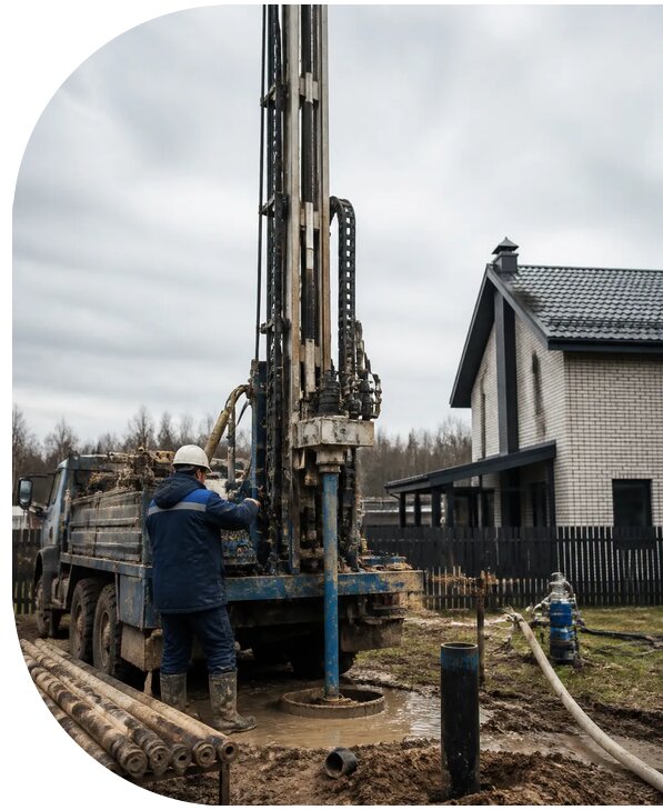 Бурение скважин на воду под ключ в Новошахтинске от 124992 р. | АПаруса-Нвш