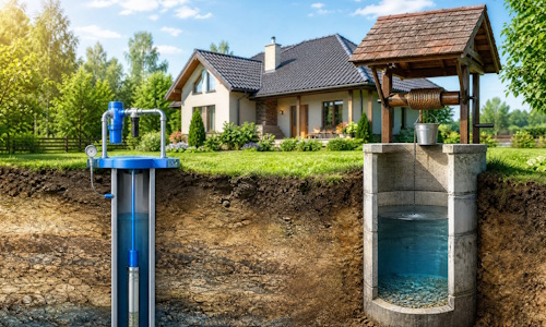 Автономное водоснабжение загородного дома Новошахтинск: скважина или колодец 